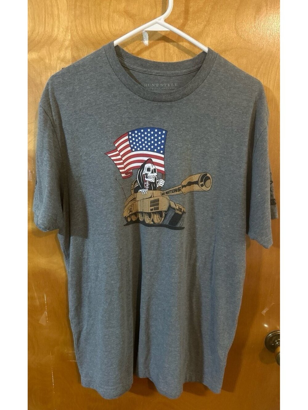 Grunt Style size matters tshirt size XL